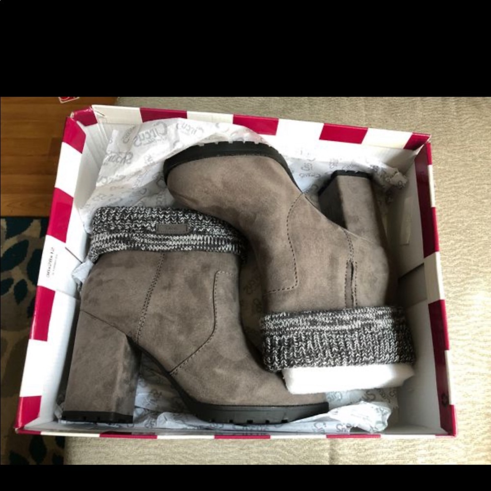 Torrid Grey circus booties